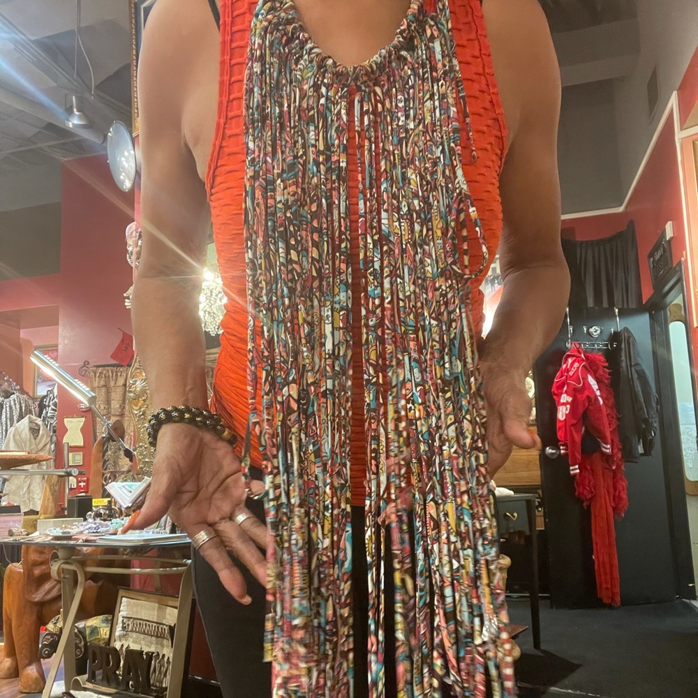 Sexy Risqué Fringed Necklace!